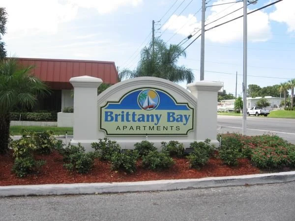 MON012 - Custom Monument Sign for Property Management