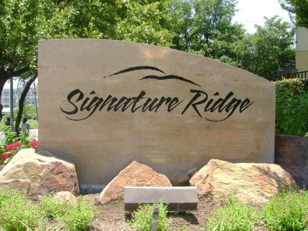 MON020 - Custom Monument Sign for Property Management