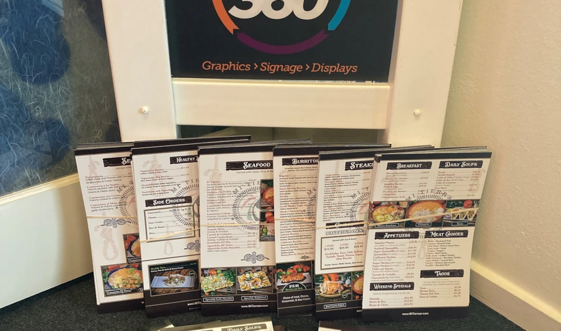 Menu Signs & Price List Signage