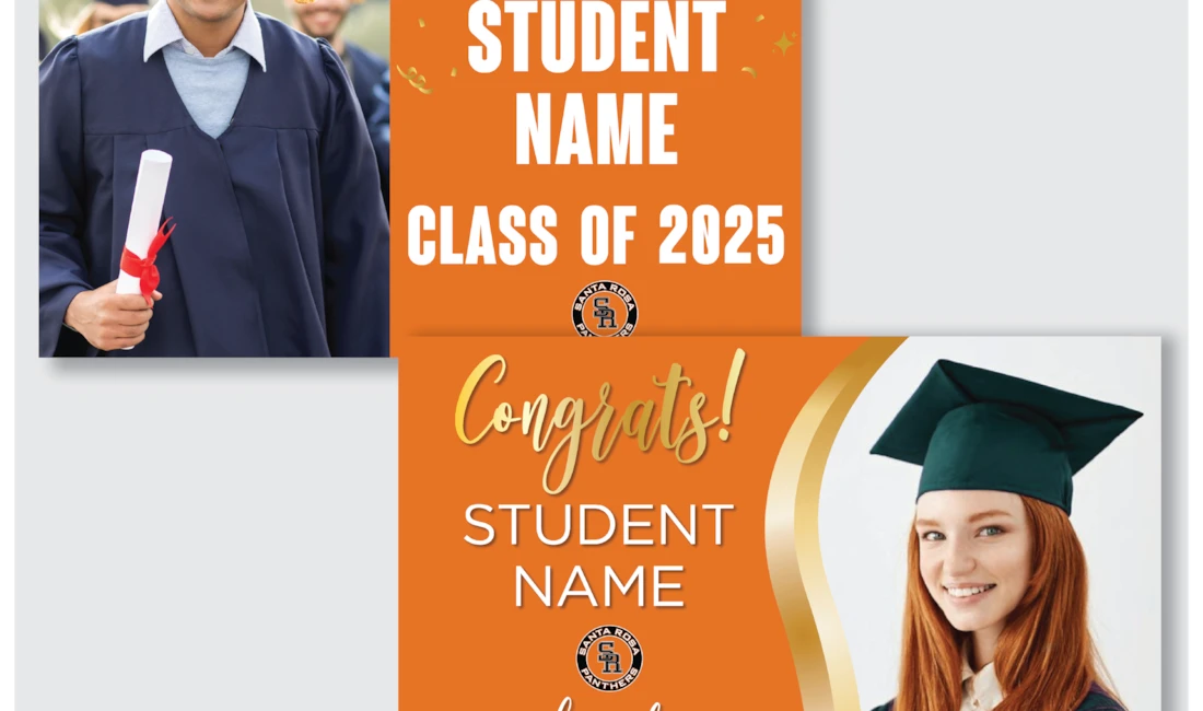 Custom Photo  Graduation Signs 