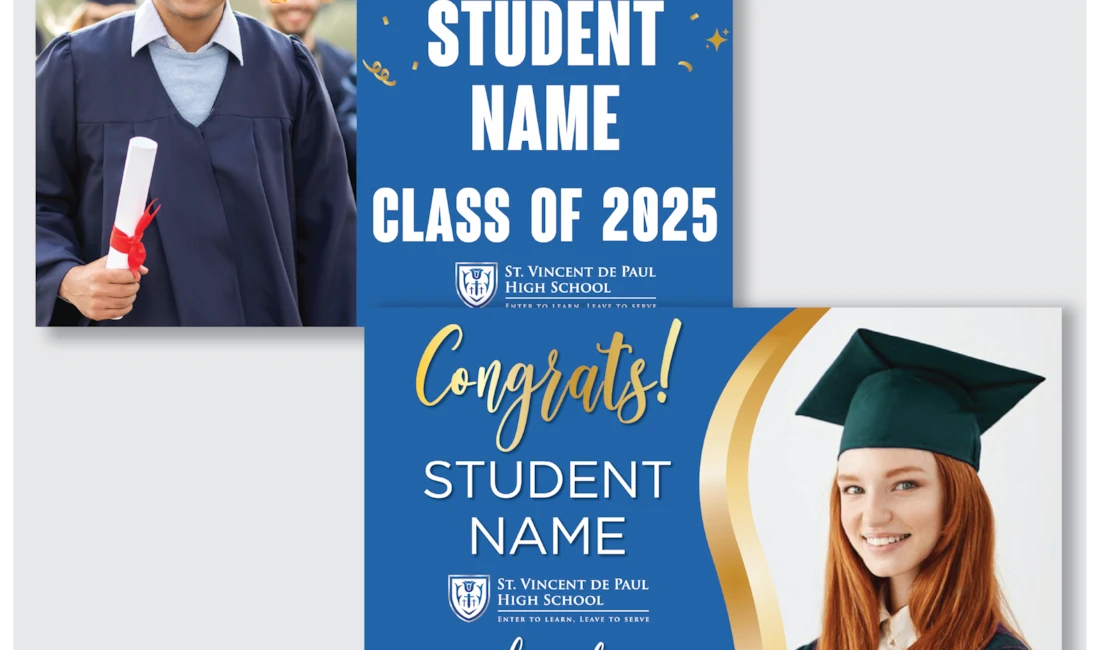 Custom Photo Graduation Signs