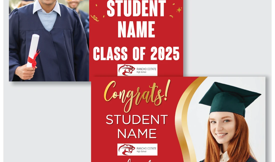 Custom Photo Graduation Signs