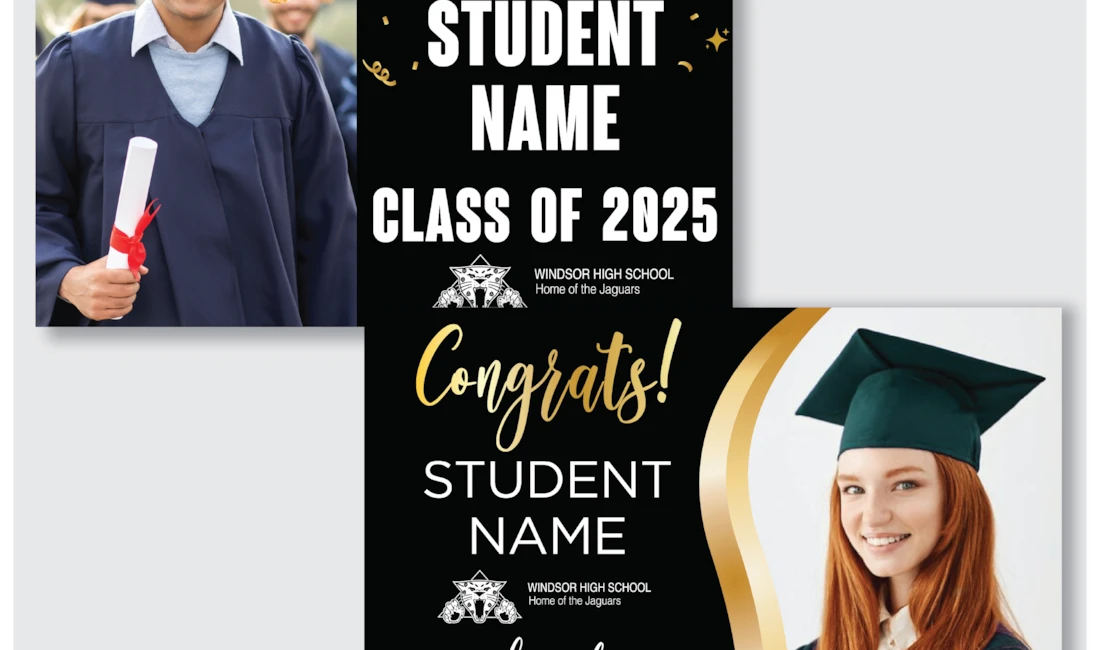 Custom Photo Graduation Signs
