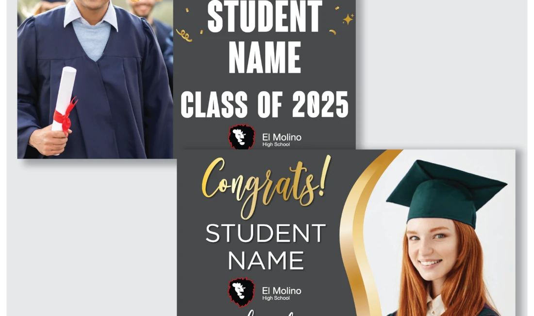 Custom Photo Graduation Signs 
