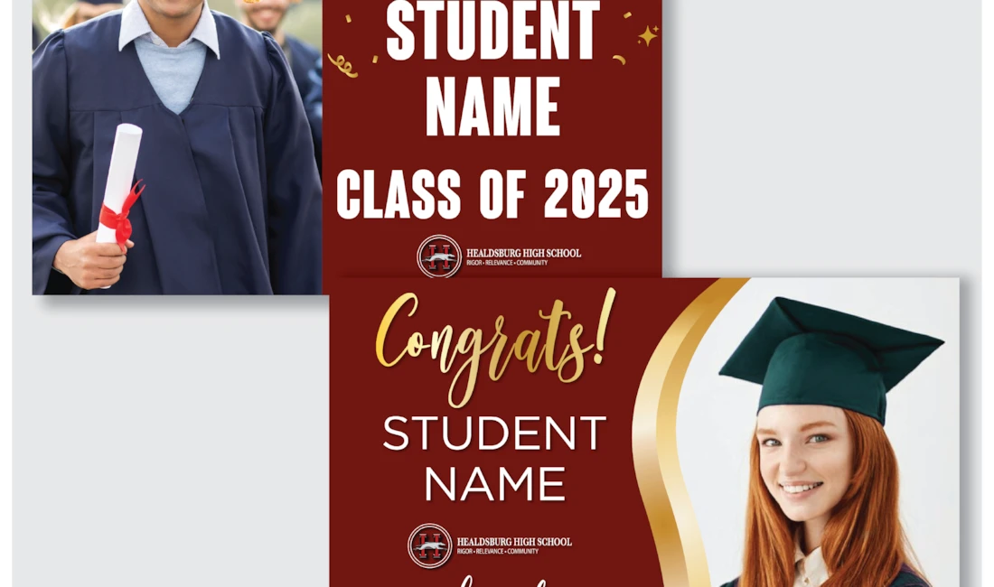 Custom Photo Graduation Signs 