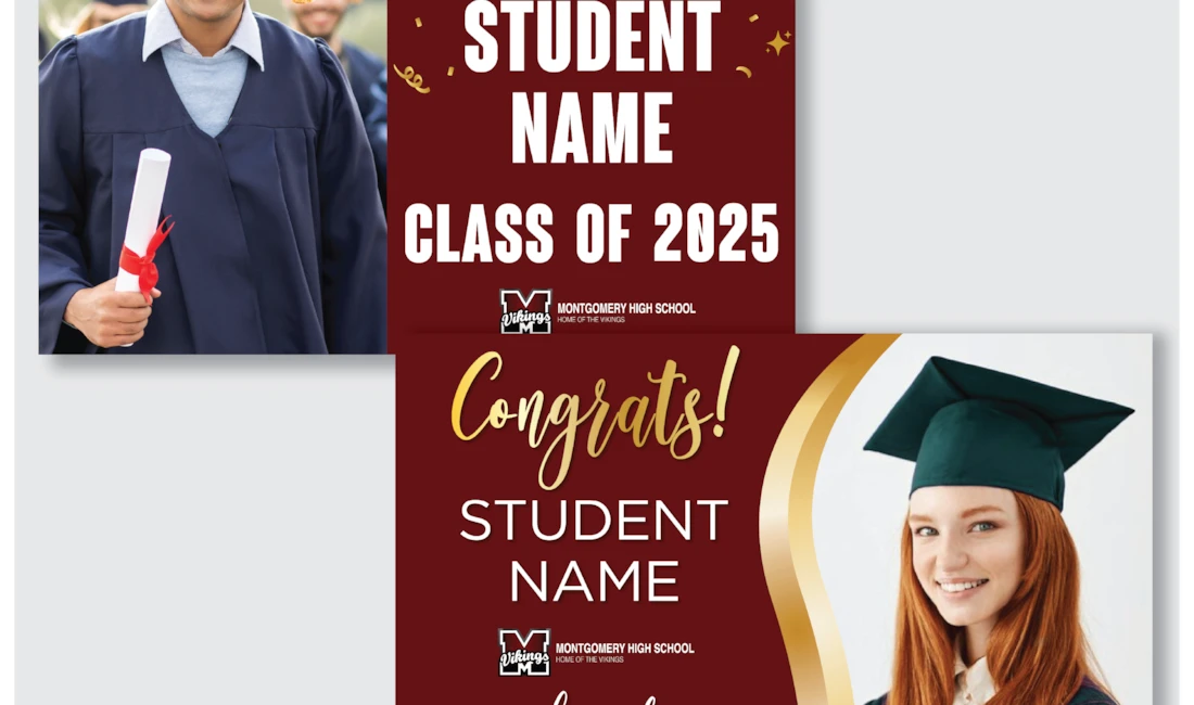 Custom Photo Graduation Signs 