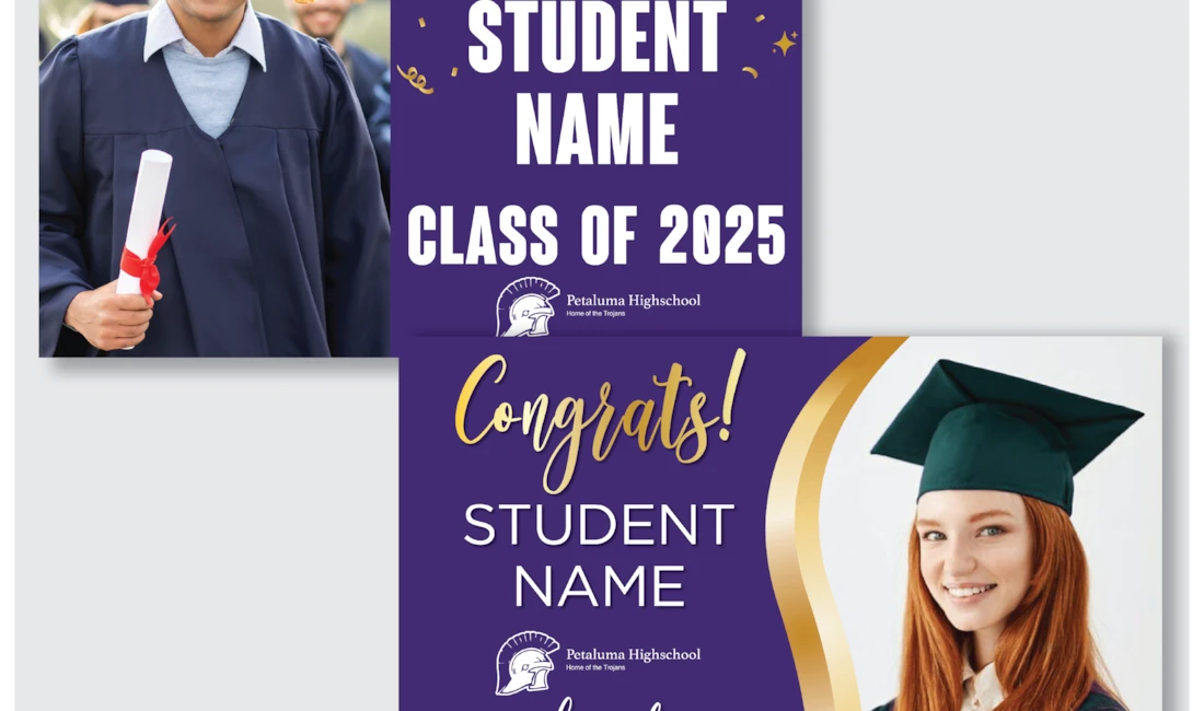 Custom Photo Graduation Signs 